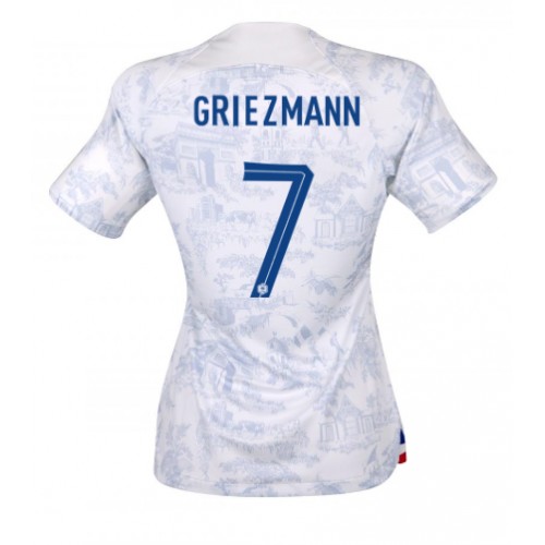 Fotbalové Dres Francie Antoine Griezmann #7 Dámské Venkovní MS 2022 Krátký Rukáv